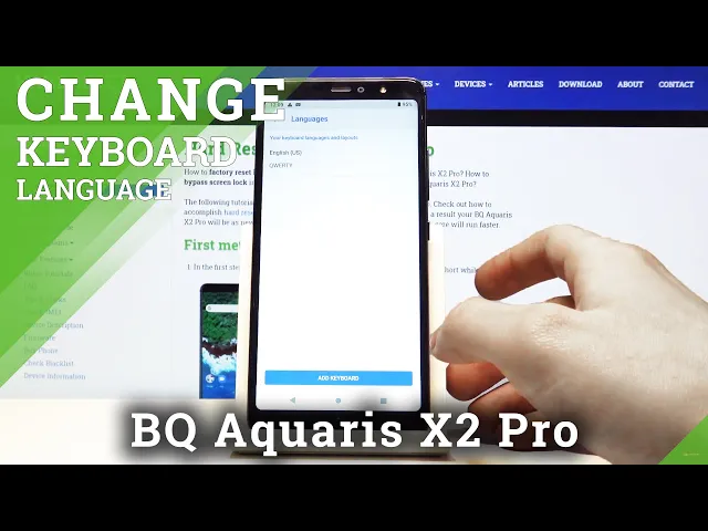 Video thumbnail for How to Change Keyboard Language in BQ Aquaris X2 Pro – Switch Keyboard