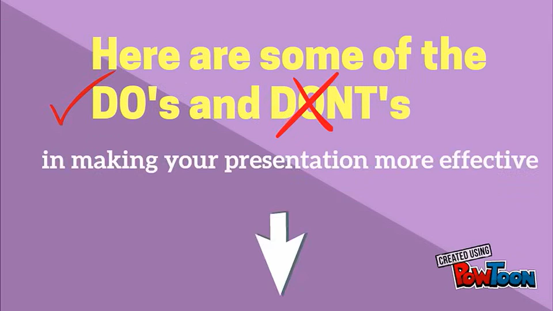 Video thumbnail for DO's and DON'Ts in making presentation more effective