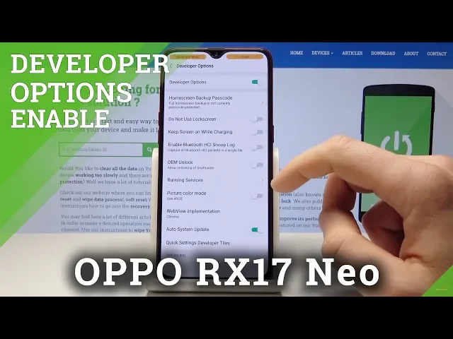 Video thumbnail for Developer Options in OPPO RX17 Neo - OEM Unlock & USB Debugging