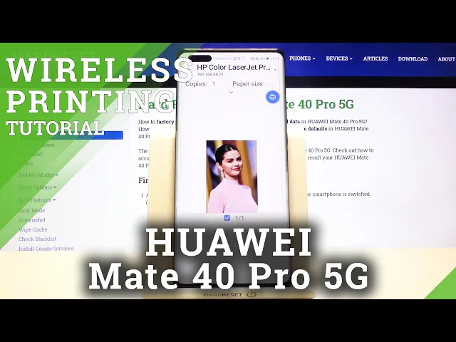 Video thumbnail for How to Connect Printer to HUAWEI Mate 40 Pro 5G – Wireless Printing