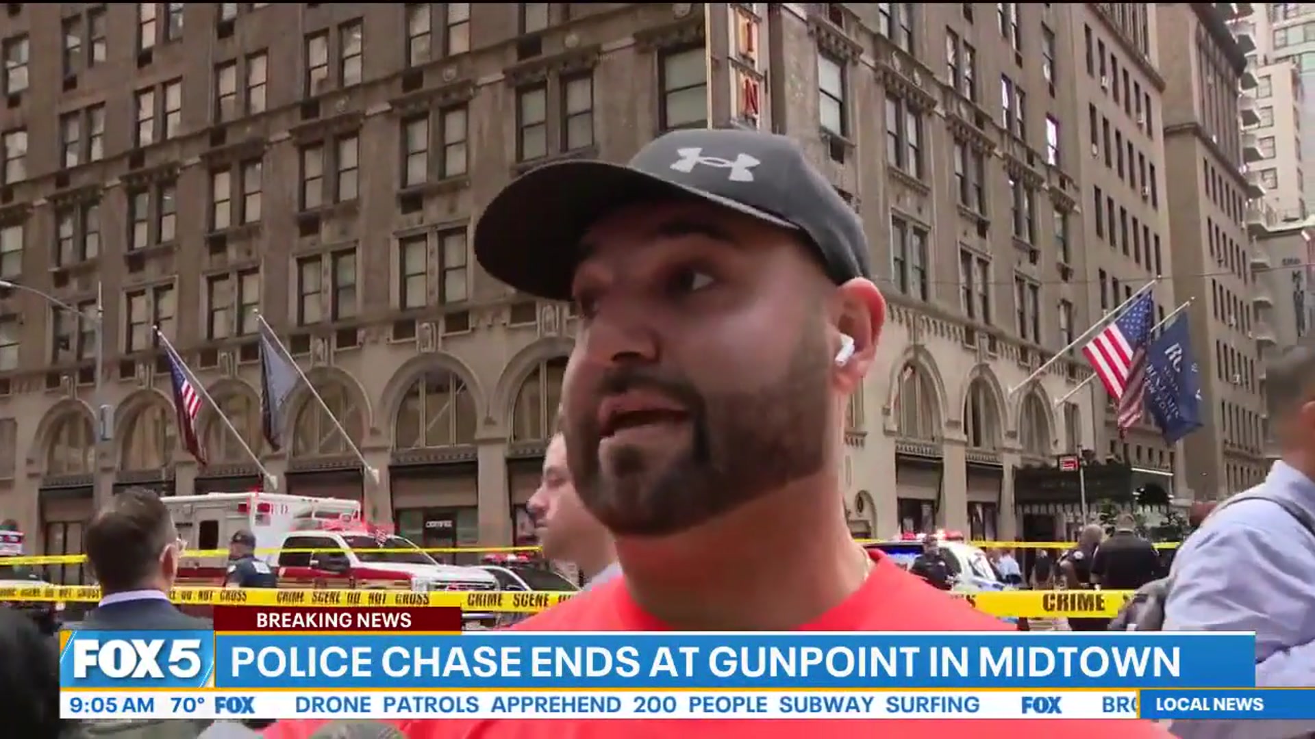 'Video thumbnail for Reckless driver stopped at gunpoint in Midtown'