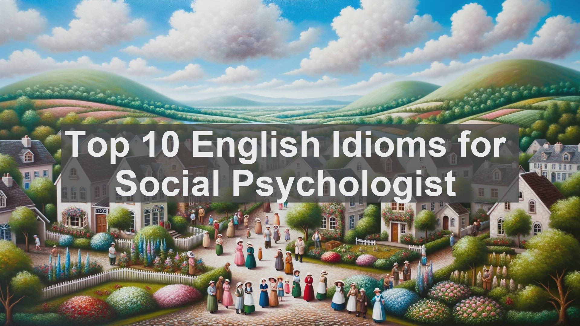 'Video thumbnail for Top 10 English Idioms for Social Psychologist'