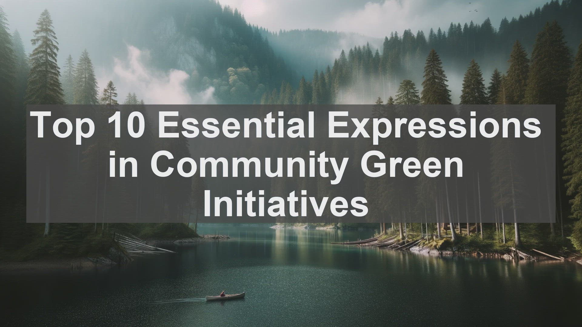 'Video thumbnail for Top 10 Essential Expressions in Community Green Initiatives'