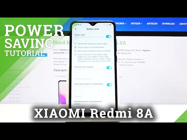 Video thumbnail for How to Save Battery in XIAOMI Redmi 8A - Power Saving Mode