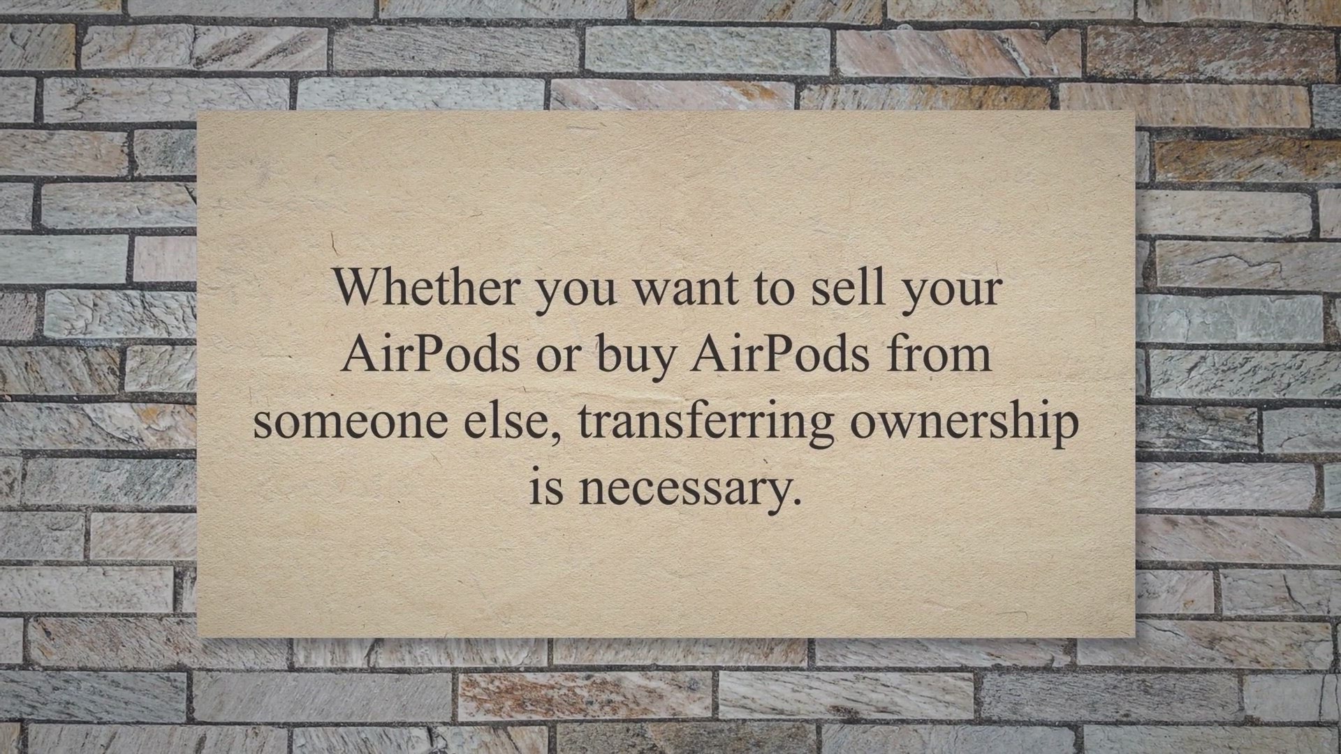 Video thumbnail for How to Change Ownership of AirPods? A Complete Guide!