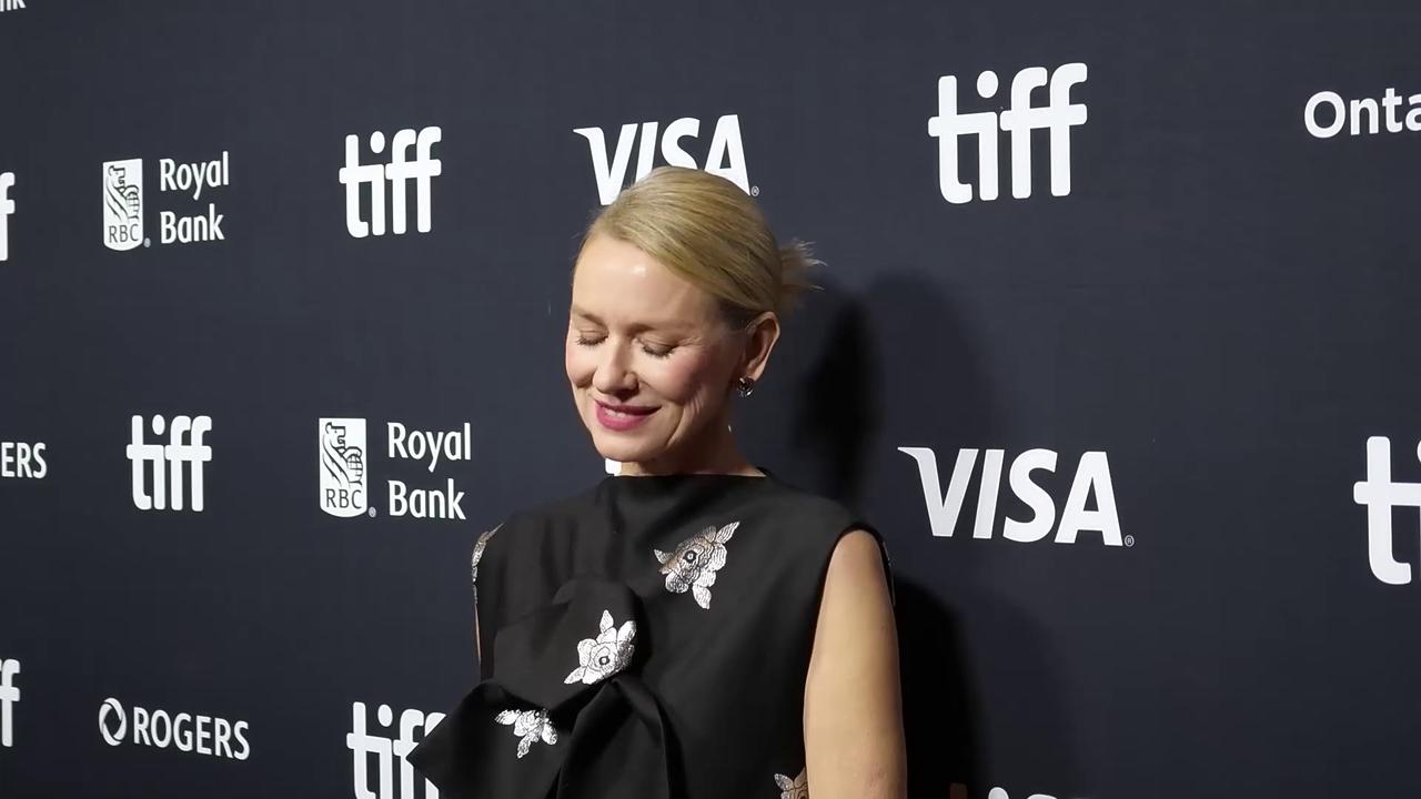 Video thumbnail for Canada: Naomi Watts at "The Housewife" World Premiere – TIFF 2026.