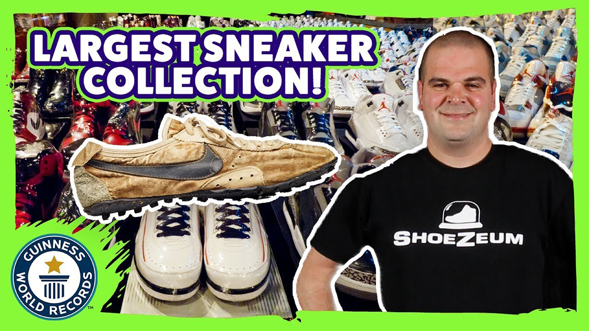 'Video thumbnail for Jordy Geller, a journey through the world's largest sneaker collection'