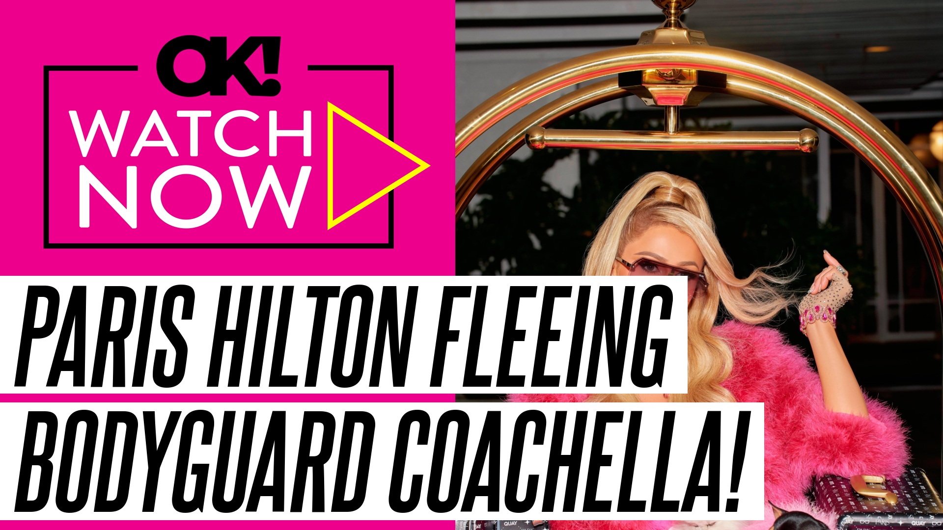 Video thumbnail for Paris Hilton Runs Away From Her Bodyguard in Hilarious Moment at Coachella: Watch