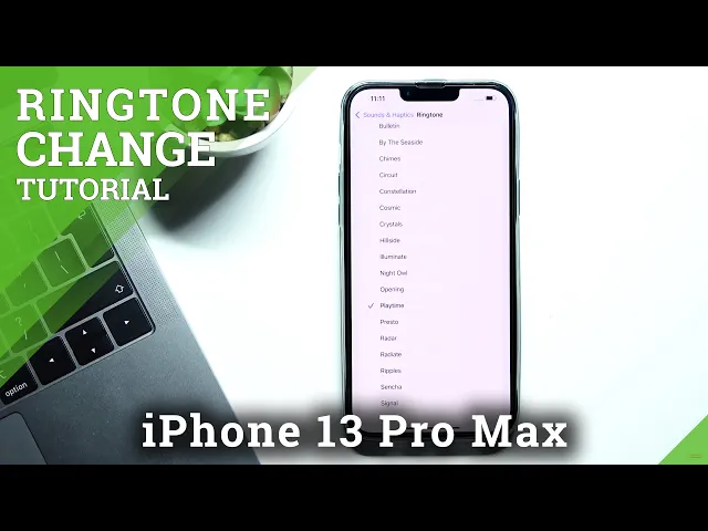 Video thumbnail for How to Change Ringtone on iPhone 13 Pro Max – Sound Settings