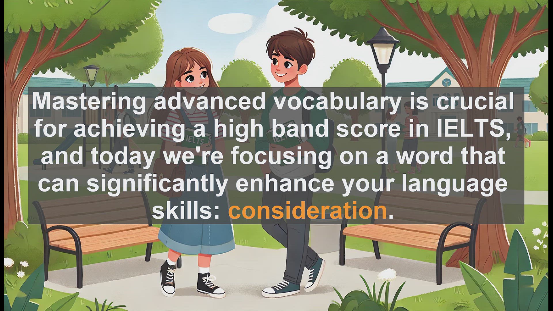 'Video thumbnail for 2500 Must Know IELTS 6.5 Vocabulary - IELTS Vocabulary: Mastering the Word 'Consideration''