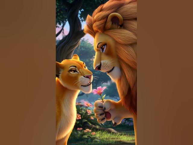 Video thumbnail for “Jungle mein sirf shikar nahi, mohabbat bhihoti...hai…”#SherAurSherni#JungleKiPremKahani#lion..love