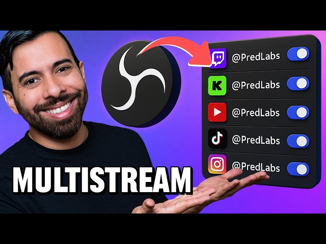 Video thumbnail for Cómo hacer Multistream gratis, usando OBS. Tutorial completo de Streamelements LIVE