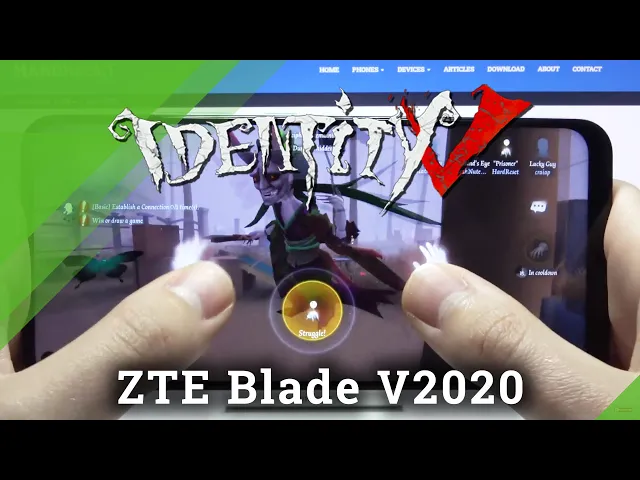 Video thumbnail for ZTE Blade V2020 - Identity V Gameplay