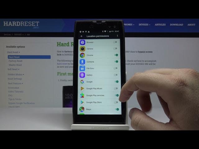 Video thumbnail for How to Change Apps Permissions in DOOGEE S50 – Manage App Permiessions