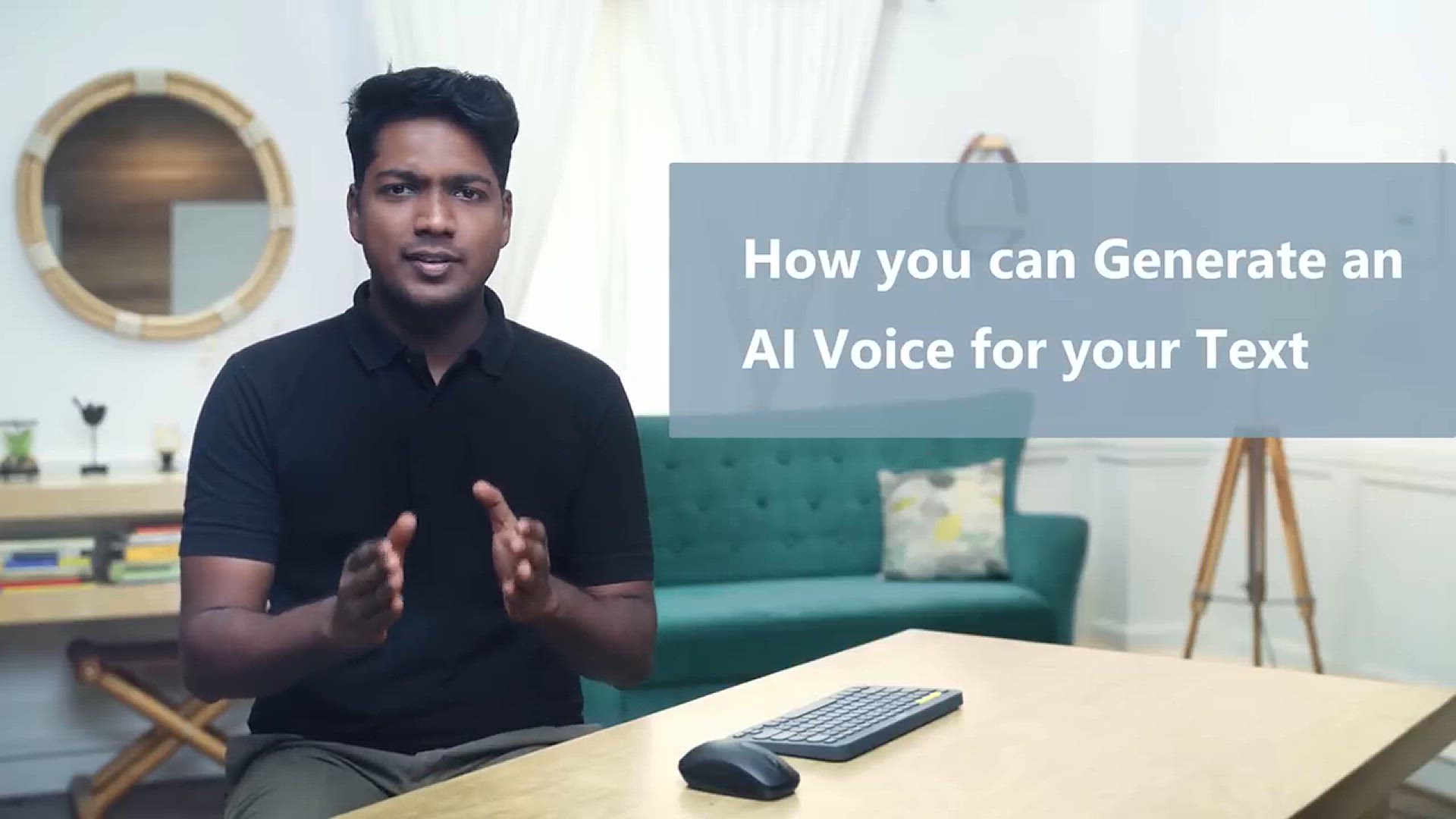'Video thumbnail for How to Generate Your Own Voice - Text to Speech'