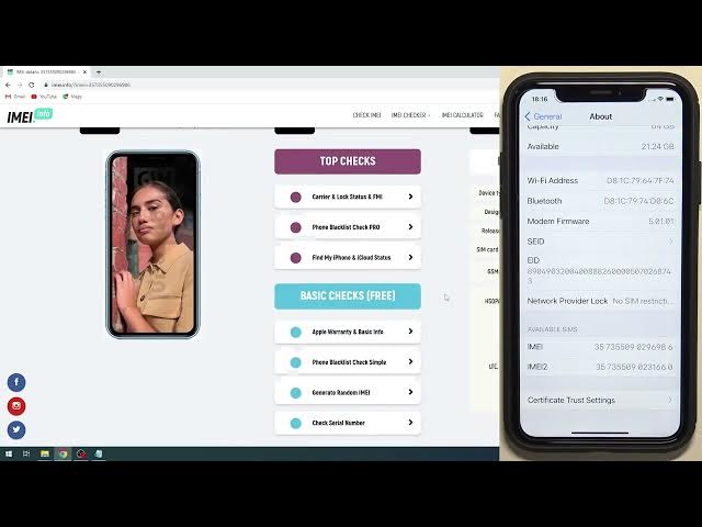 Video thumbnail for How to Check iPhone Warranty with IMEI Number? #imeinumber