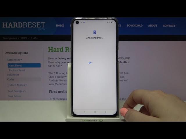 Video thumbnail for How to Add Google Account in Oppo A54 5G - Remove Account from Device