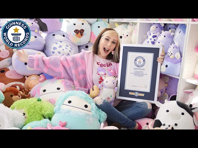 'Video thumbnail for Largest Squishmallow Collection'