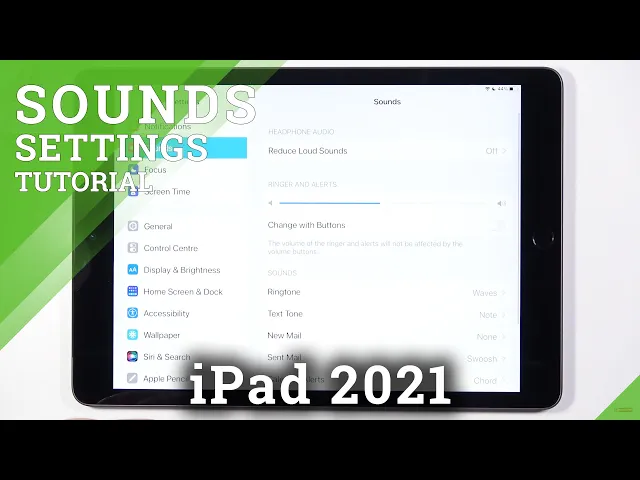Video thumbnail for How to Find and Manage Sounds Settings in iPad 2021 – Sounds Settings