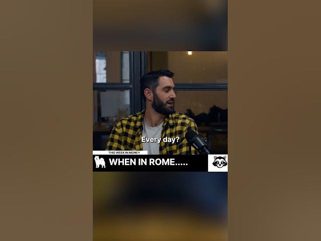 Video thumbnail for When in Rome 🤷‍♂️