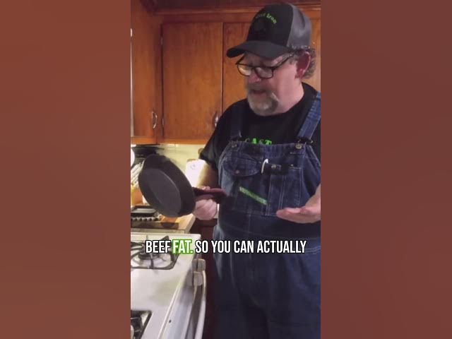 Video thumbnail for The SECRET To Seasoning Cast Iron With Beef Tallow!