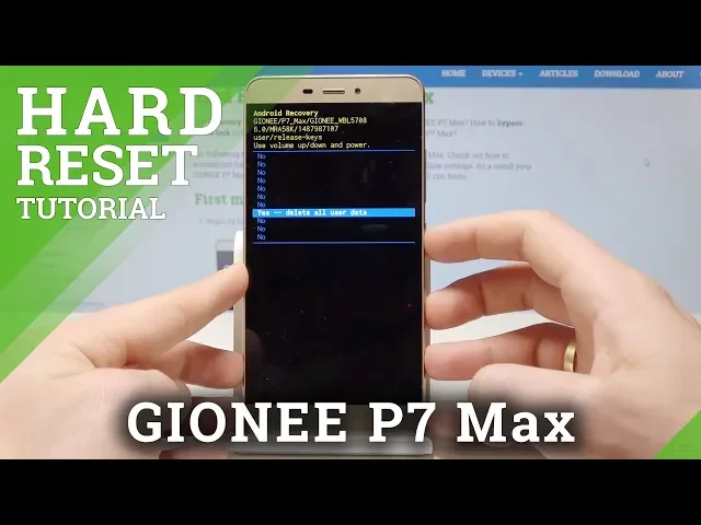 Video thumbnail for HARD RESET GIONEE P7 Max - Bypass Screen Lock / Factory Reset