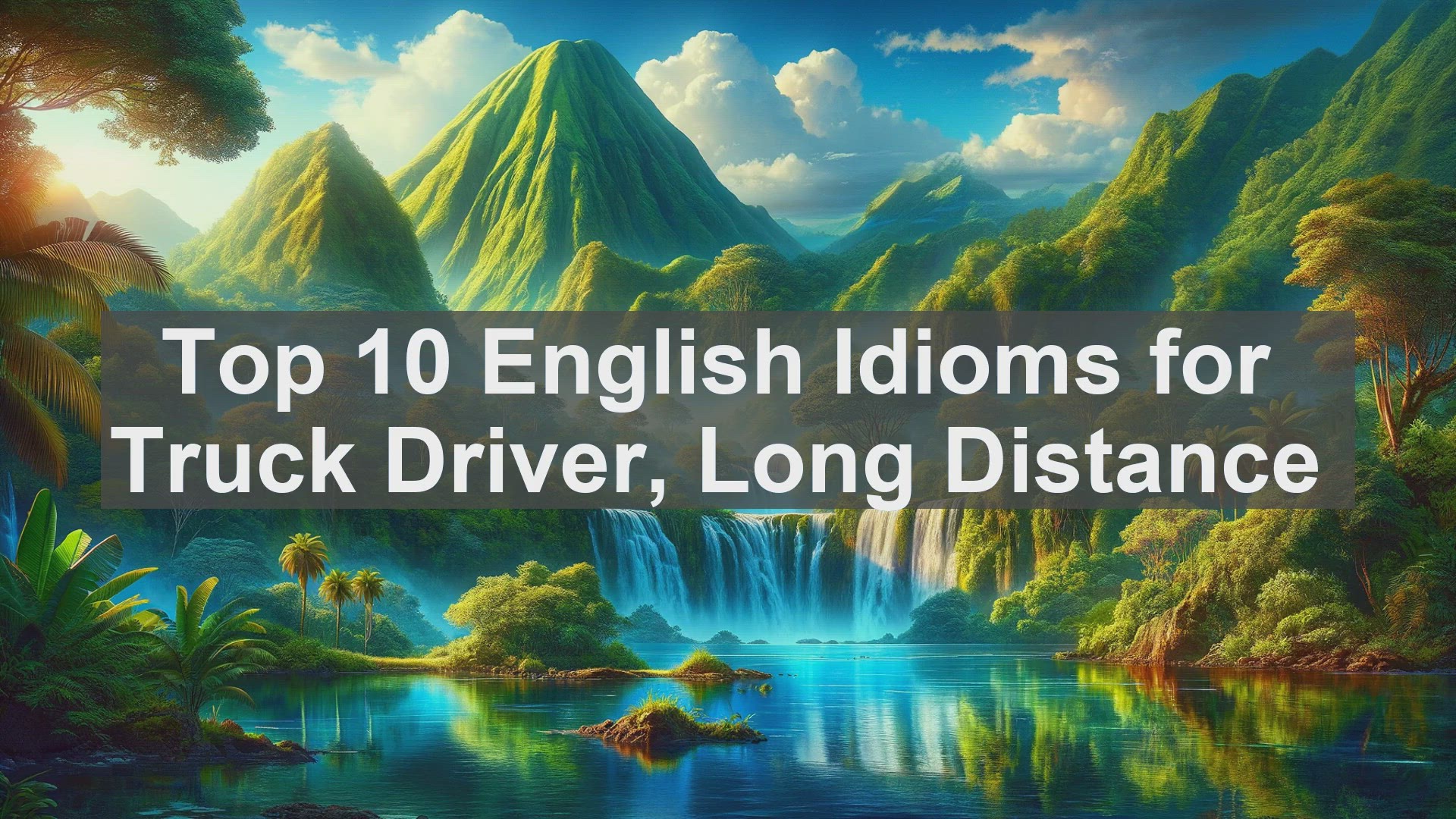 'Video thumbnail for Top 10 English Idioms for Truck Driver Long Distance'