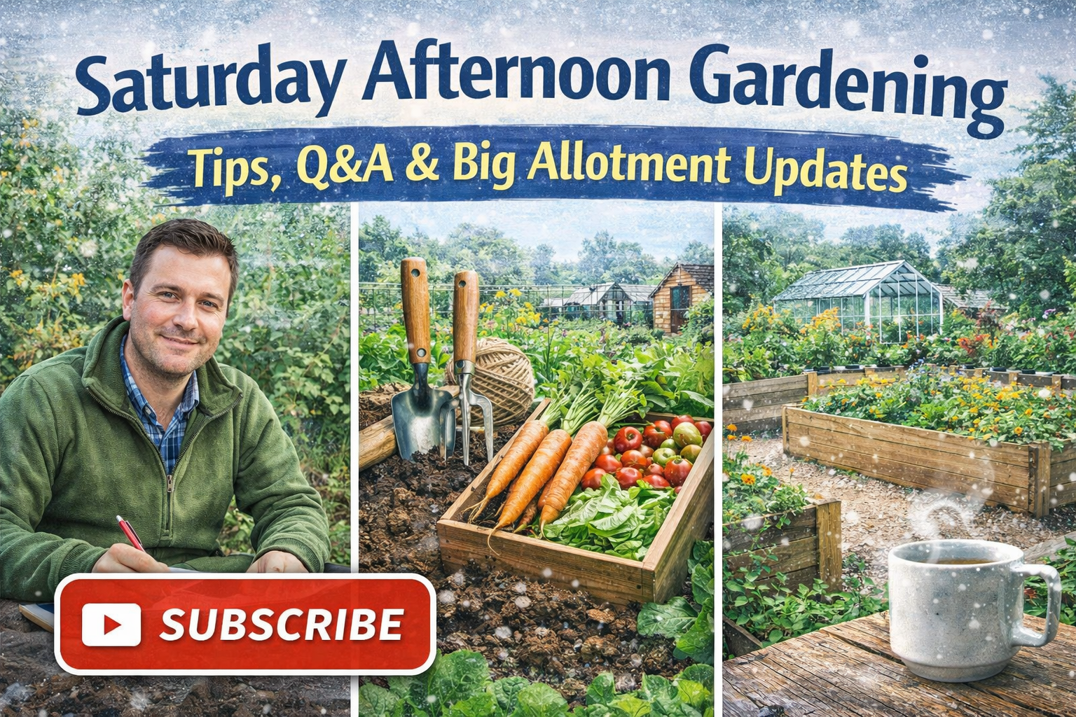 Video thumbnail for Saturday Afternoon Gardening | Tips, Q&A & Big Allotment Updates