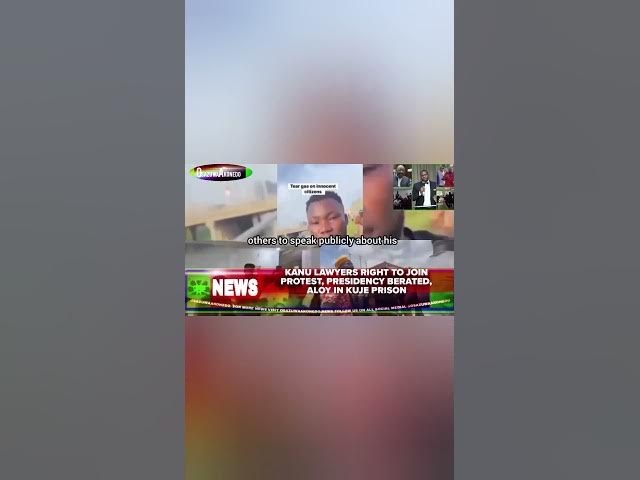 Video thumbnail for Kanu Lawyers Right To Join Protest, Presidency Berated, Aloy In Kuje Prison