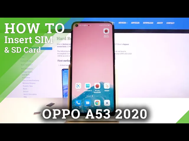 Video thumbnail for How to Insert Nano SIM & Micro SD Cards in OPPO A53 2020 – SIM & SD Installation