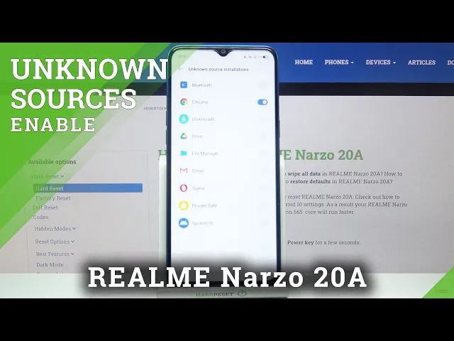 Video thumbnail for REALME Narzo 20A & Apps Customizations – Enable Unknown Sources