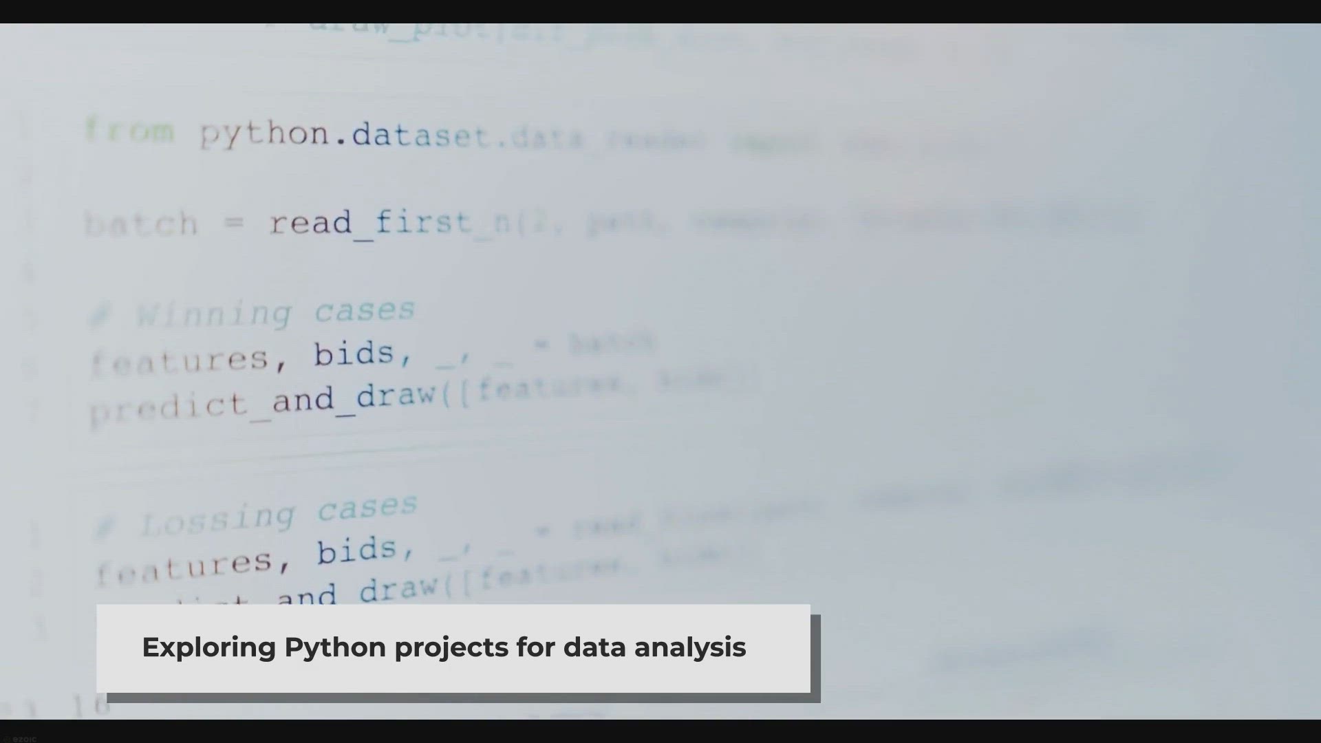 'Video thumbnail for Python Projects for Data Analysis: Unleashing the Power of Python'