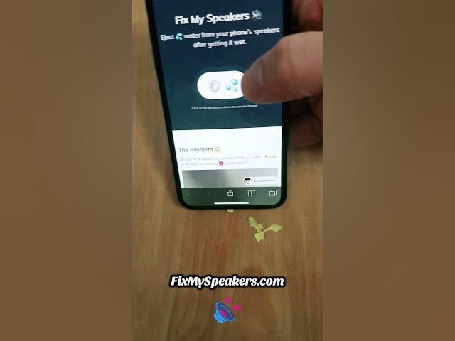 Video thumbnail for App that removes water 💦 from your phone speakers 🔉
