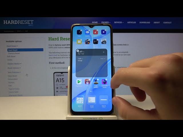 Video thumbnail for How to Add Widgets to Home Screen in OPPO A15 – Add Widgets