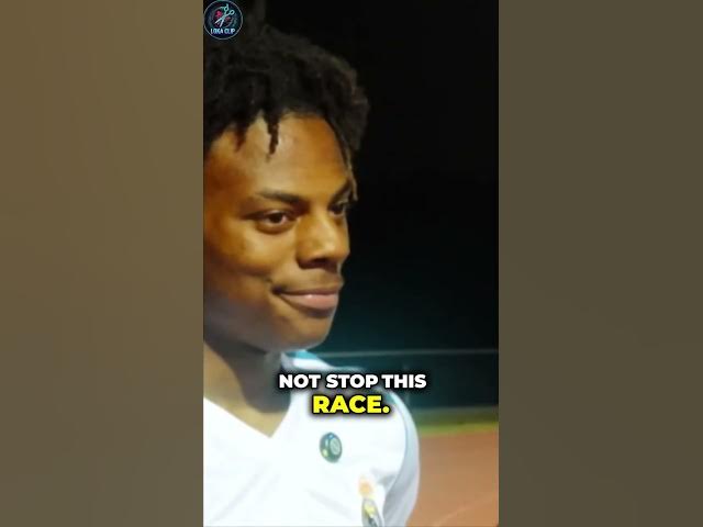Video thumbnail for Can IShowSpeed actually beat the fastest man on Earth in a 50m dash?