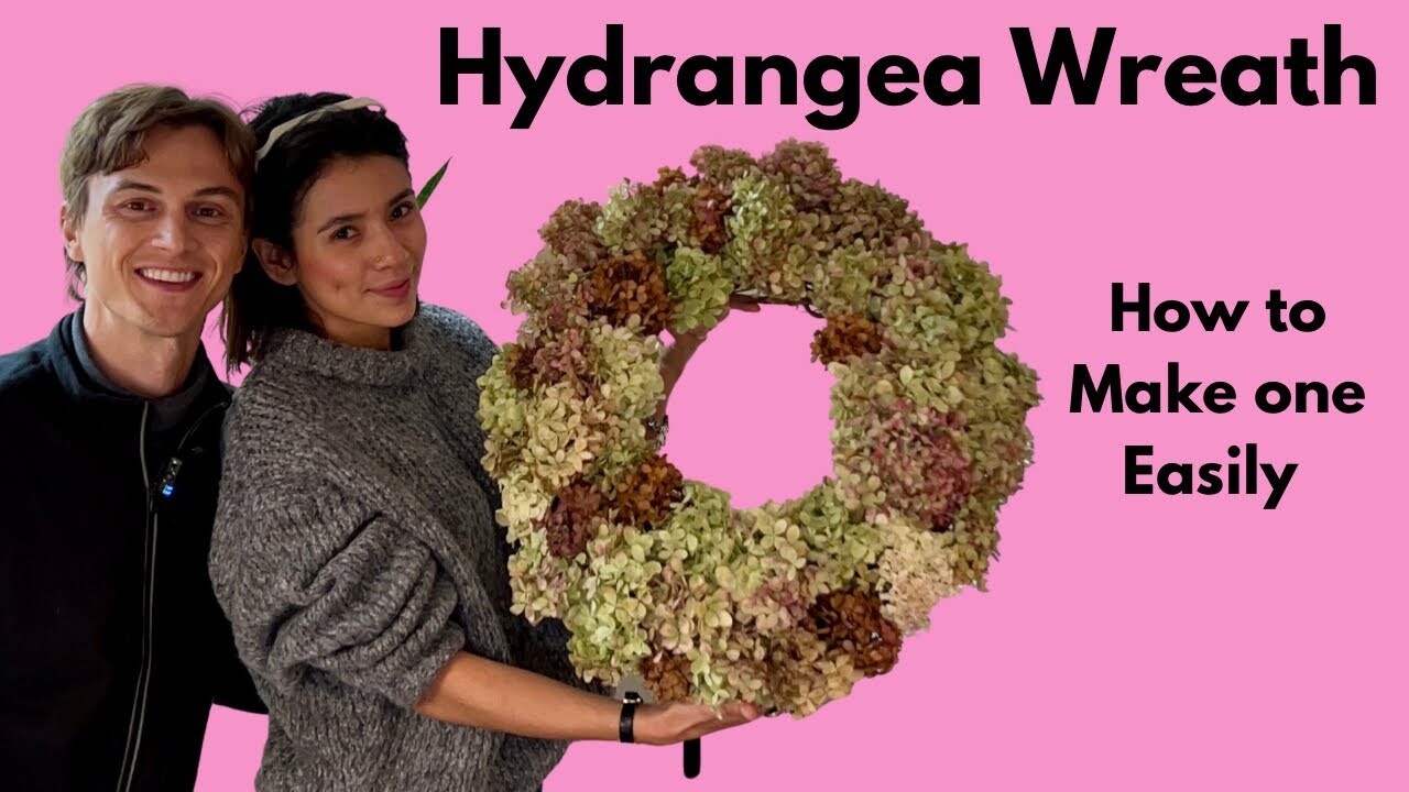 Video thumbnail for How to Make a Hydrangea Wreath - Easy & Lasts Forever