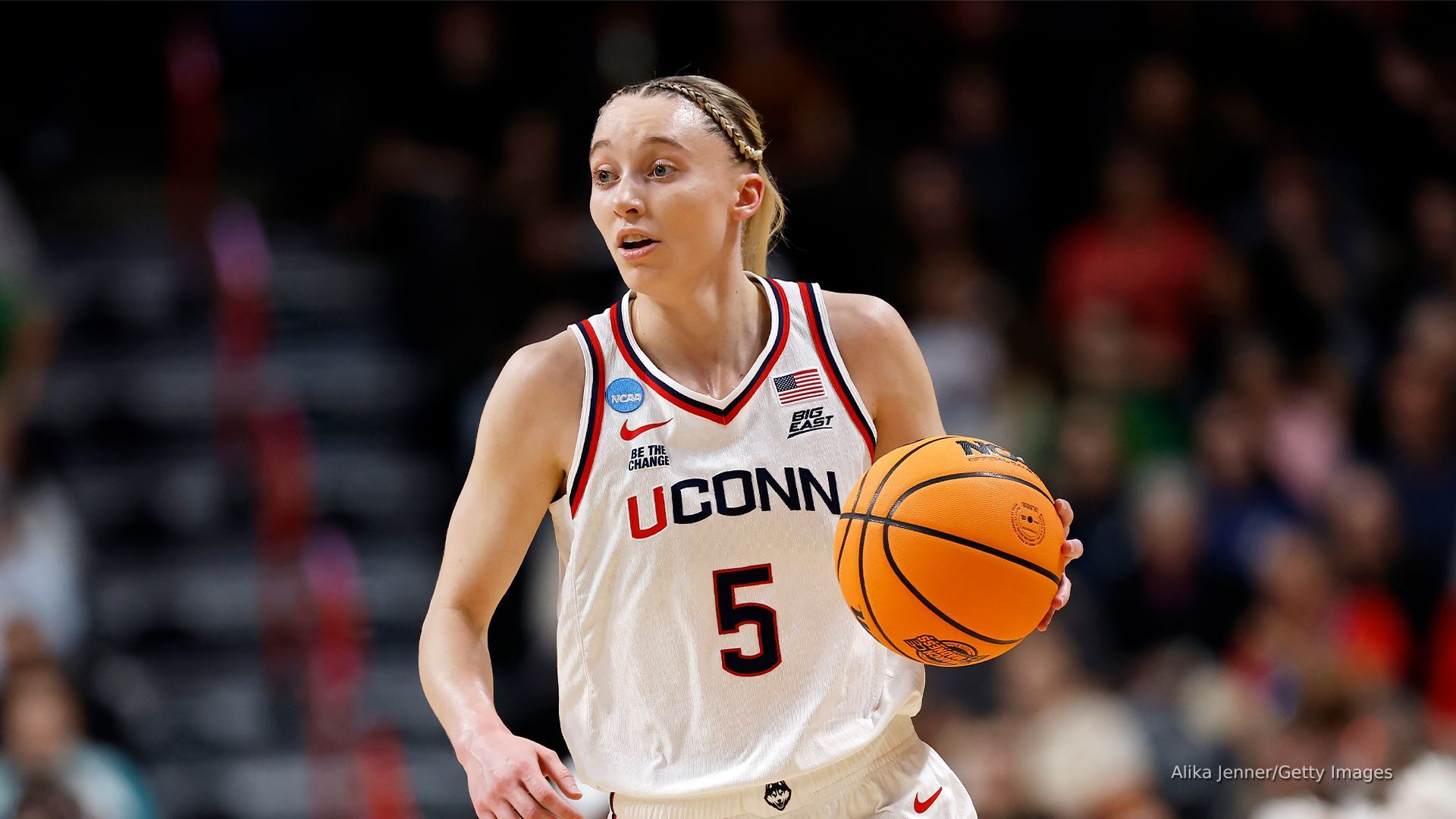 Video thumbnail for Paige Bueckers has unfinished business, leads UConn into Final Four