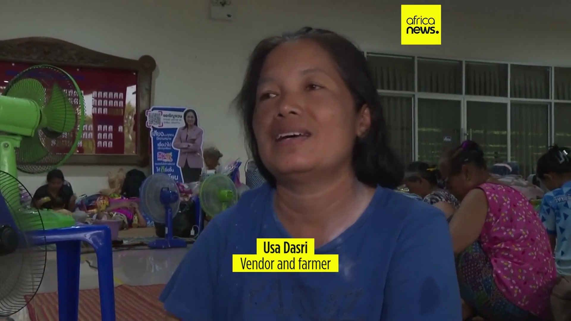 'Video thumbnail for Thai evacuees react with joy after ceasefire agreement between Thailand and Cambodia'