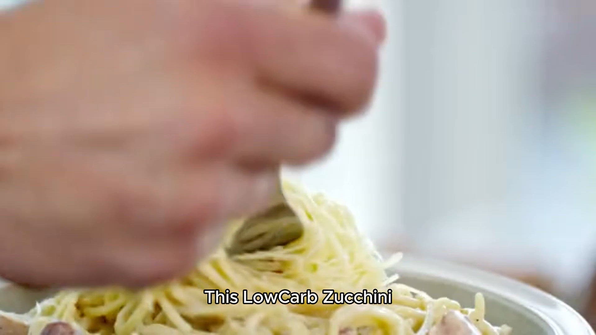 Video thumbnail for Low-Carb Zucchini Noodles with Pesto