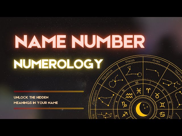 'Video thumbnail for Name Number Numerology: Video blog'