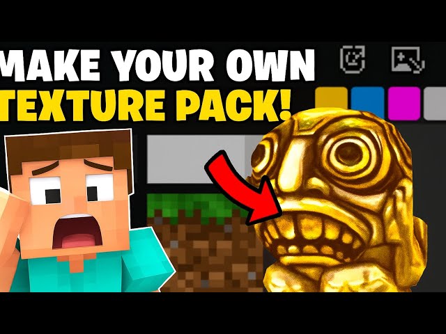 Video thumbnail for How to Make Your Own Minecraft Texture Pack on Android! 🎨 (No PC Needed)