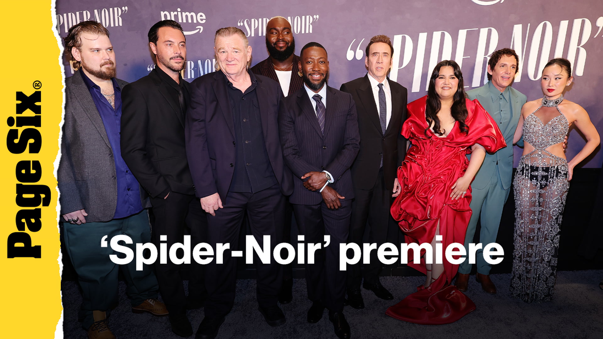 Video thumbnail for Nicolas Cage, Li Jun Li and more attend the 'Spider-Noir' premiere