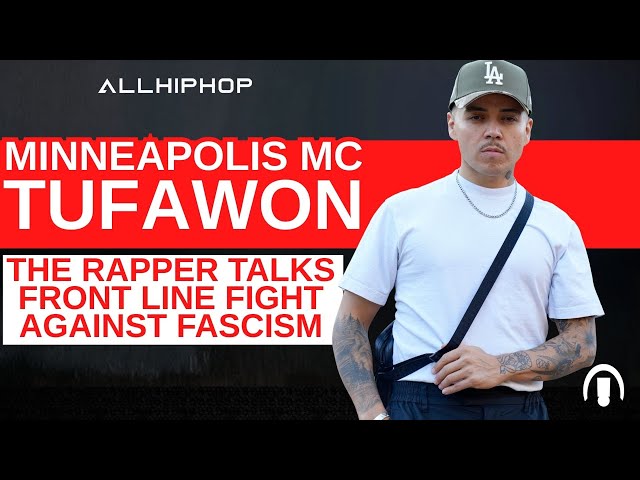 Video thumbnail for Minneapolis Is A Test: Rapper Tufawon Says ICE Is Losing Control & The People Are Fighting Back
