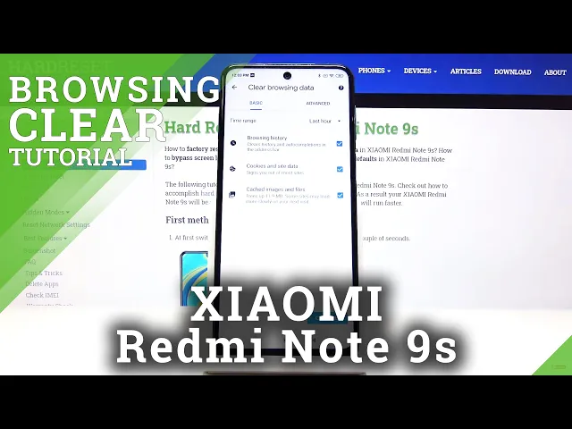 Video thumbnail for How to Clear Browsing Data in XIAOMI Redmi Note 9s – Format Browser Storage