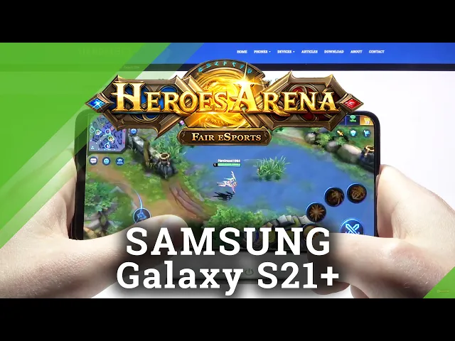 Video thumbnail for How Heroes Arena Performs on Samsung Galaxy S21+ - Efficiency Checkup | Gameplay