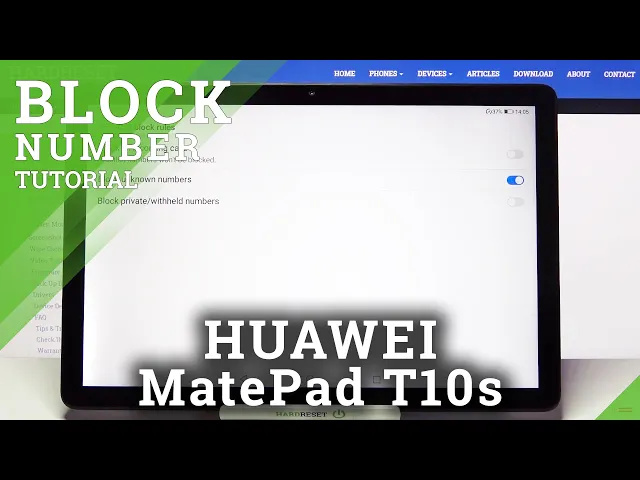 Video thumbnail for How to Block Number on HUAWEI MatePad T10s - Add Number to Blacklist