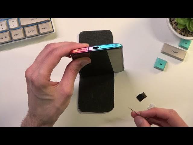 Video thumbnail for How to Insert SIM Card to NUBIA RED MAGIC 5S - SD Card Installation