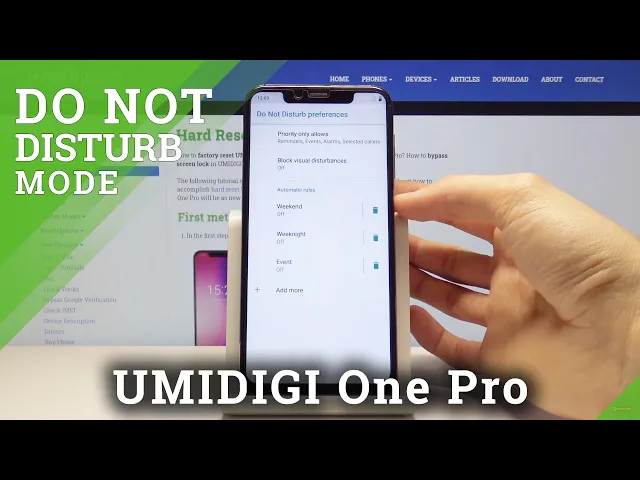 Video thumbnail for How to Activate DND Mode in UMIDIGI One Pro – Set Up Do Not Disturb Mode