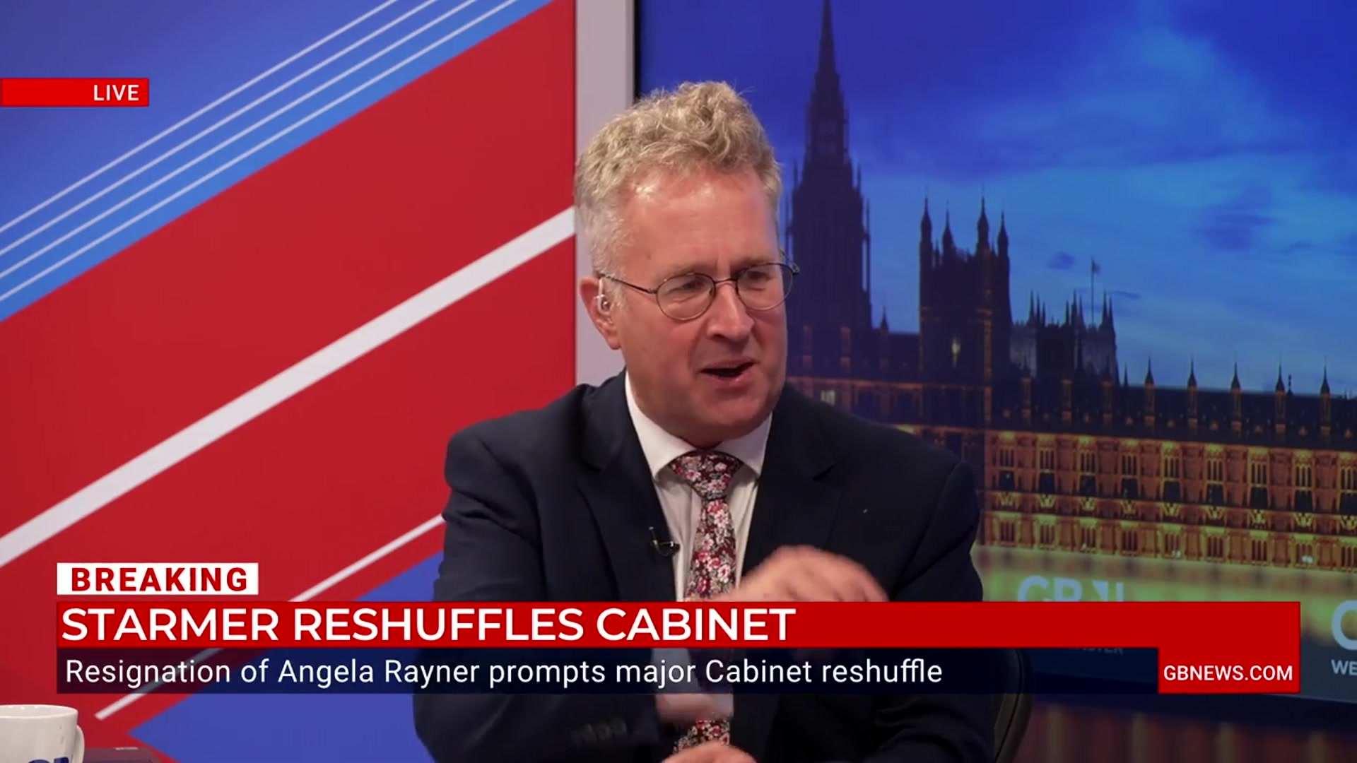 'Video thumbnail for WATCH: Ex-Tory minister brands Labour cabinet reshuffle a 'disaster''