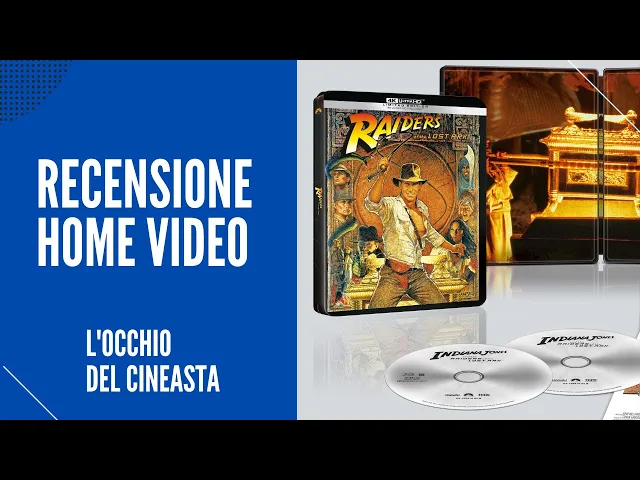 'Video thumbnail for Unboxing/recensione di Indiana Jones E I Predatori Dell'Arca Perduta (Steelbook 4K UHD + Blu-ray)'